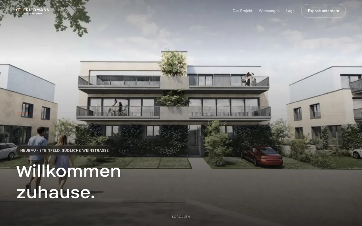 Startseite Friedmann Wohnbau – Bienwald Quartier